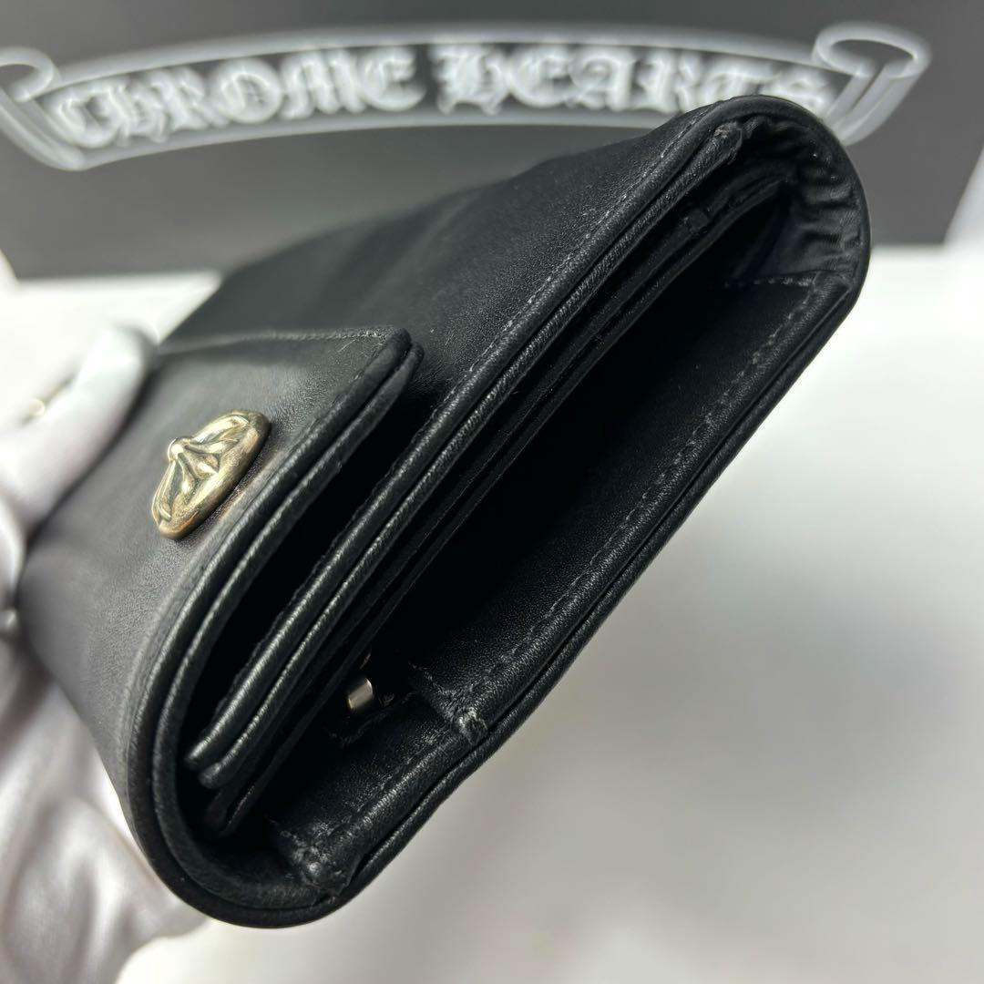 正規品 新品 クロムハーツ WAVE 長財布 ウォレット レザー 財布