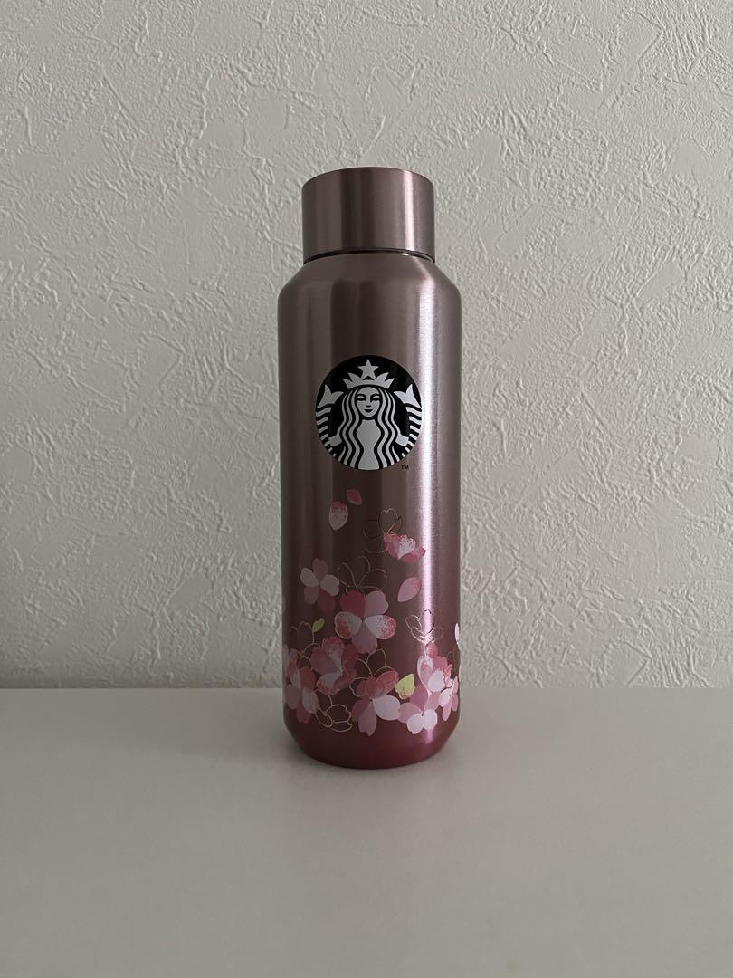 スターバックス24年春「桜」グッズ、パステルカラーで桜を描いた