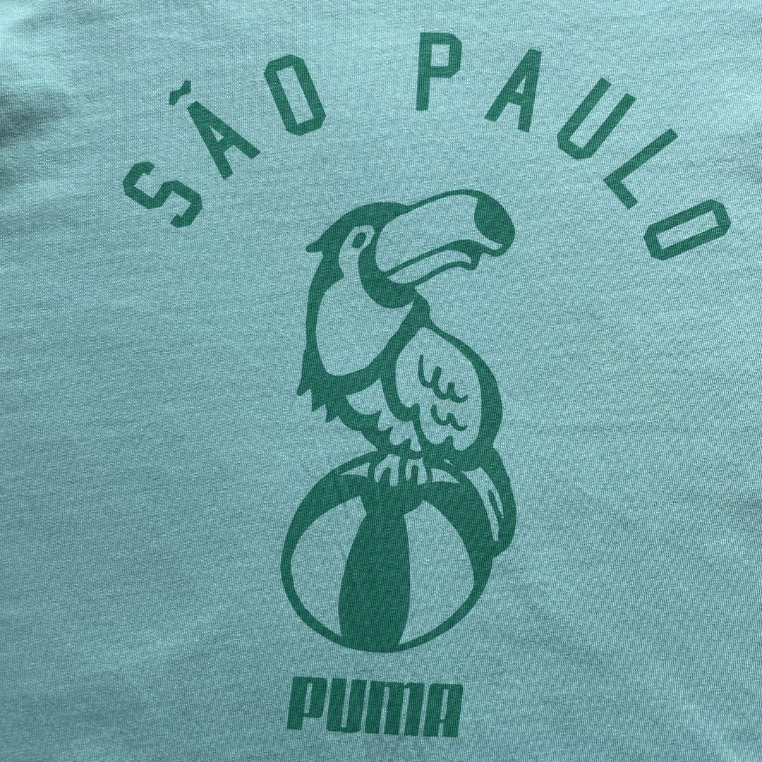 希少PUMA プーマ SÃO PAULO 半袖Tシャツ ミントグリーン 希少PUMA プーマ SÃO PAULO 半袖Tシャツ ミントグリーン