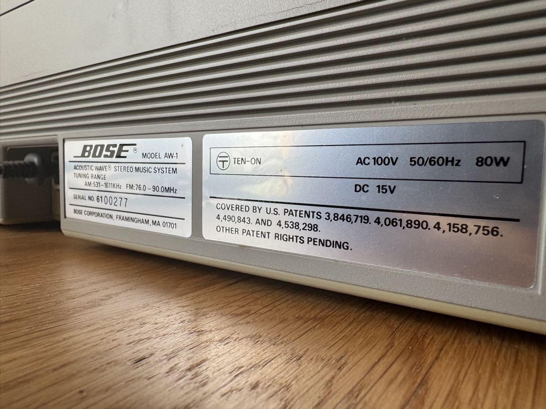 【専用ケース付き】BOSE AW-1 ACOUSTIC WAVE ワンオーナー cq5dam.web.1000.1000.png