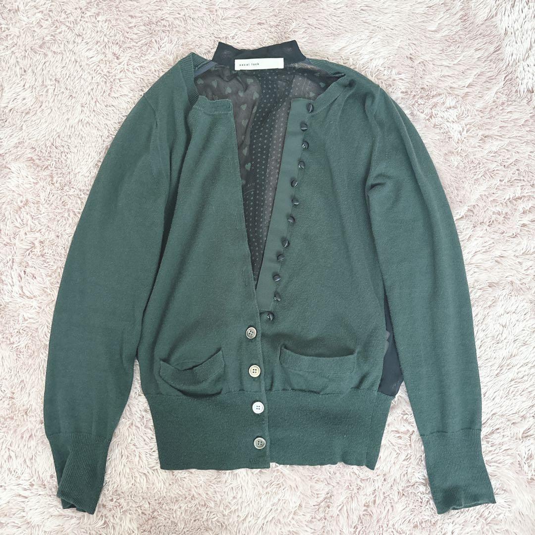 sacai luck / サカイラック　カーディガン　サイズ1