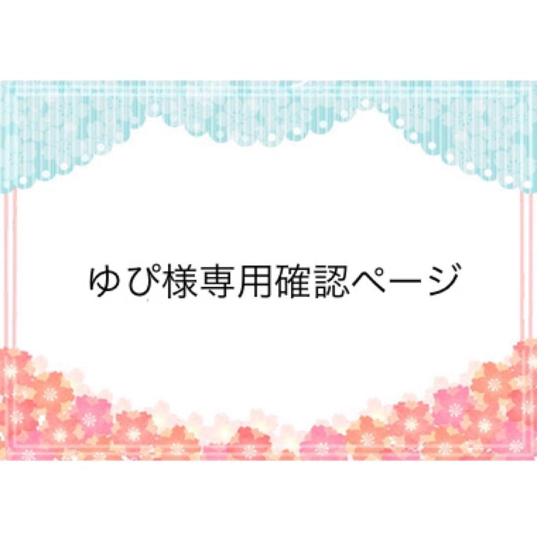 ゆぴ様　専用確認ページ　２５０３２３