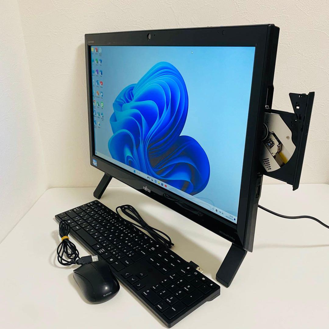 Y599 Fujitsuデスクトップi7サクサク動くSSD高速Windows11