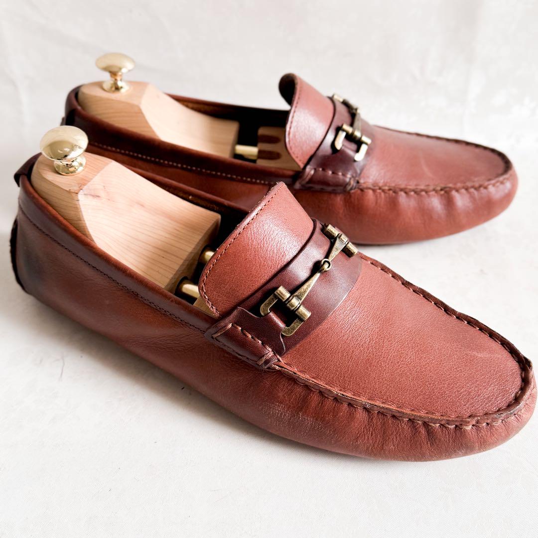 【COLE HAAN コールハーン】ビットローファー レザー ブラウン 26cm