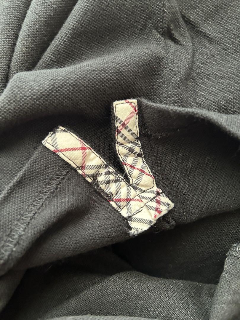 美品 Burberry 黒 半袖 ポロシャツ シャツ 古着 ヴィンテージ