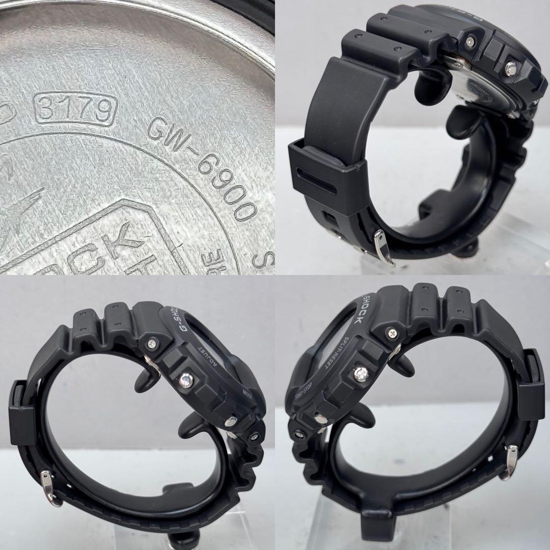 極美品 箱説タグ付 G-SHOCK GW-6900 電波ソーラー ブラック 稼働