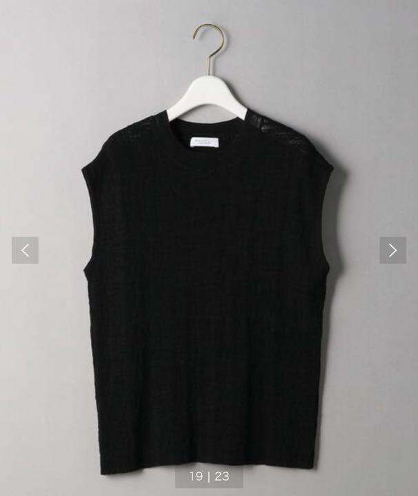 新品！　BEAUTY&YOUTH スラブクルーネック　黒