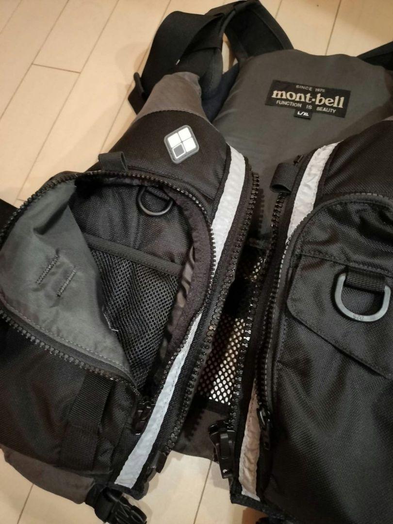 mont-bell ライフジャケット L/XL ブラック/グレー mont-bell ライフジャケット L/XL ブラック/グレー - メルカリ