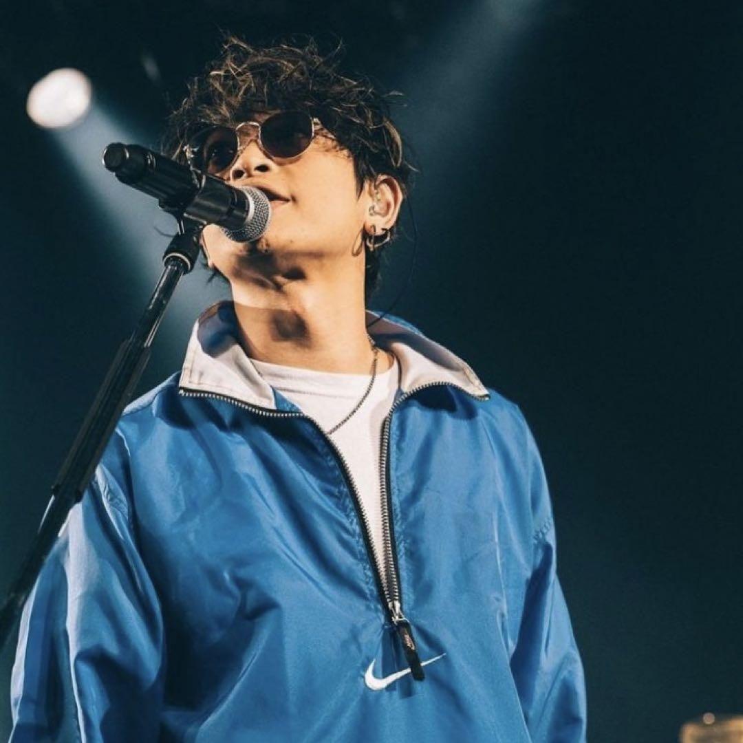 山中拓也 着用 90s NIKE ハーフジップ ナイロンジャケット