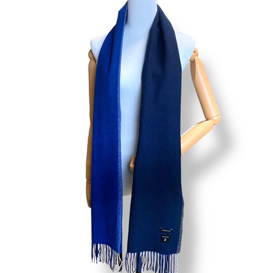 【美品】TOMORROWLAND マフラー　カシミヤ100% マルチカラー