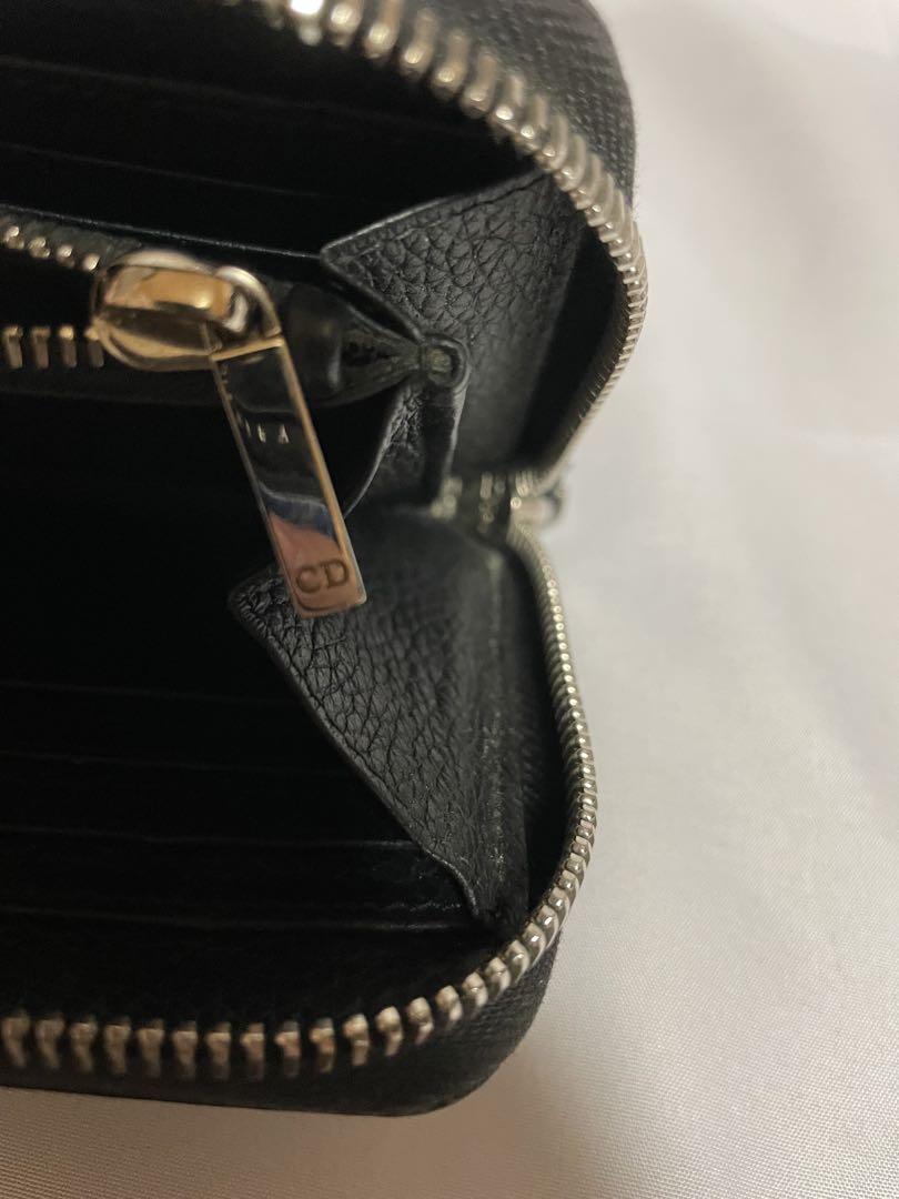 Dior ブラックレザー長財布
