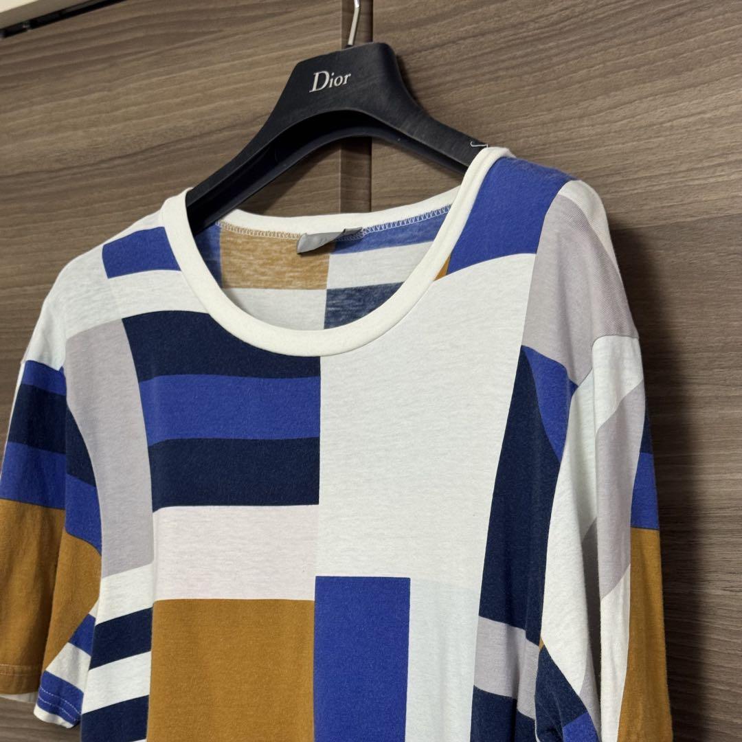Dior マルチカラー ボックスTシャツ dior homme ディオールオム