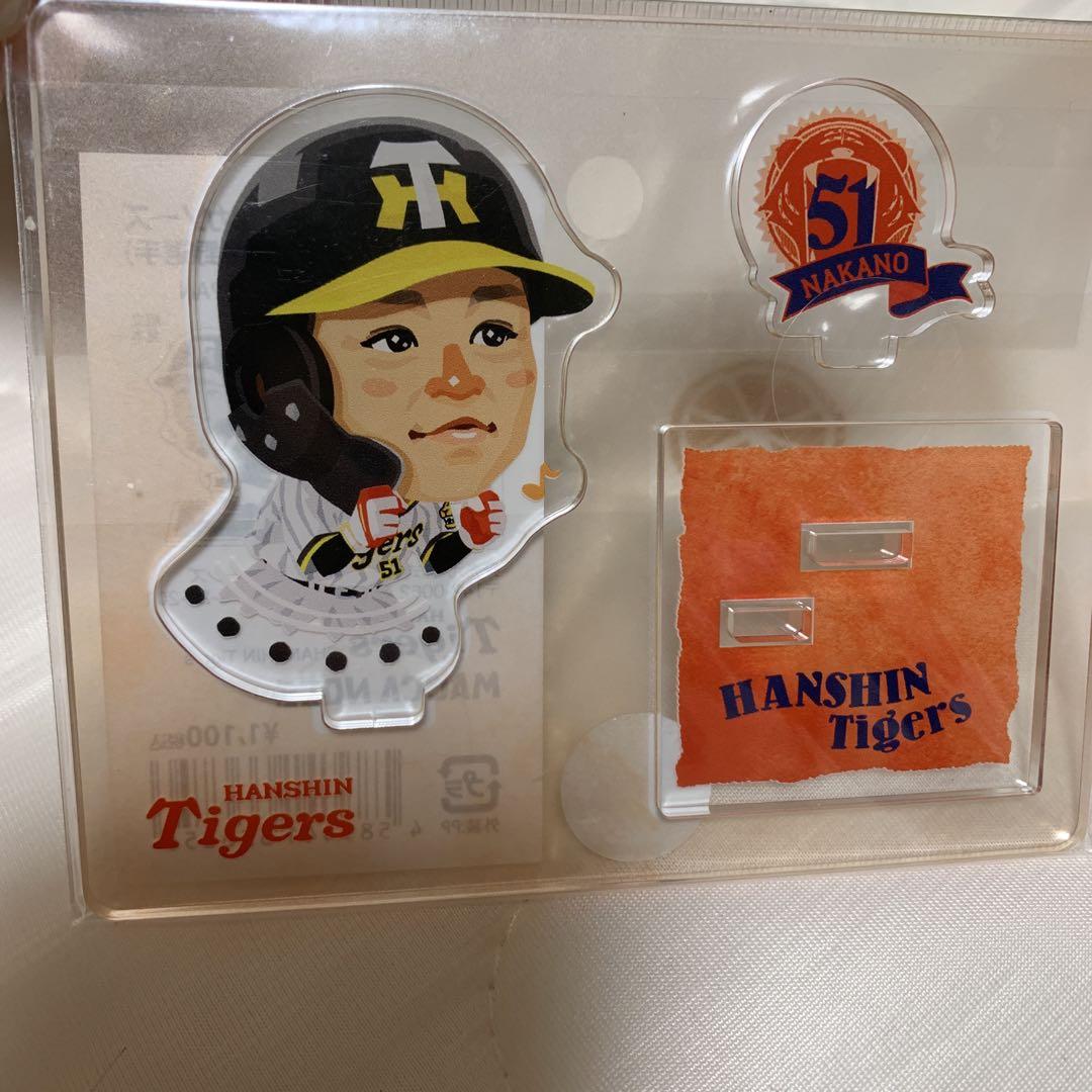 阪神タイガース×マッカノーズ アクリルスタンド 中野拓夢 選手
