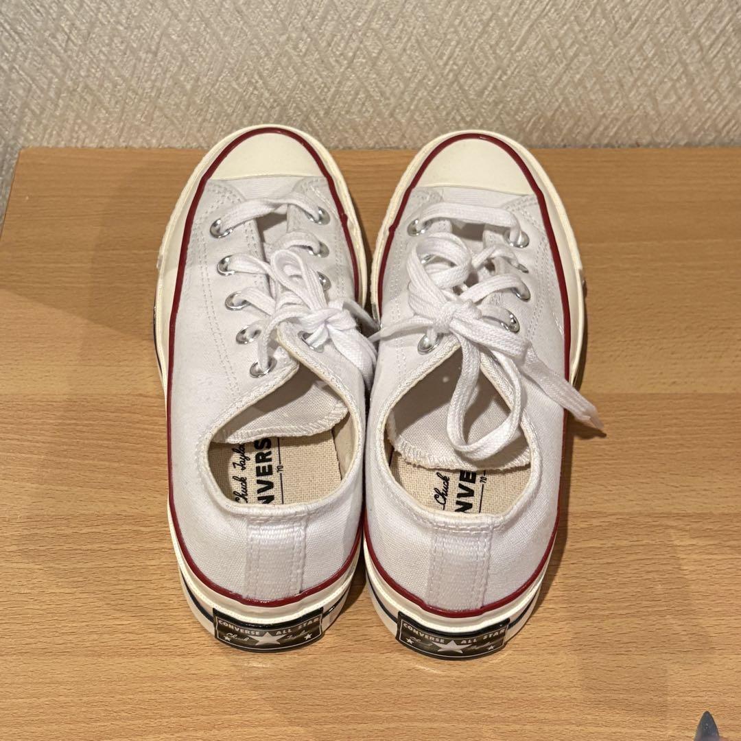 CONVERSE CT70 チャックテイラー ローカット　ホワイト　22.5