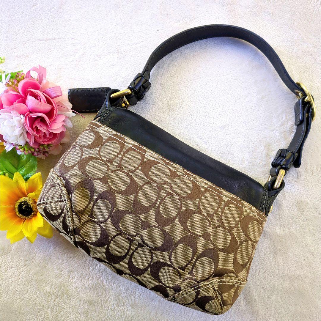 COACH コーチ ワンショルダー ソーホー シグネチャー キャンバス
