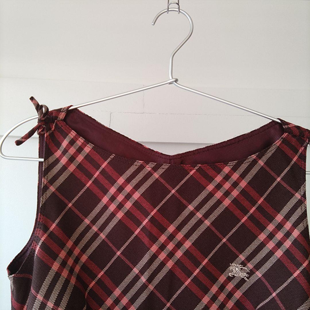 BURBERRY BLUE LABEL ワンピース ノバチェック ホースロゴ