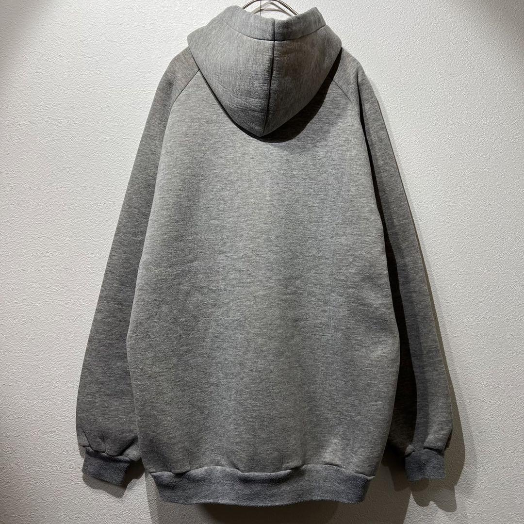 【希少】90s Carhartt ジップパーカー ビッグシルエット グレー M