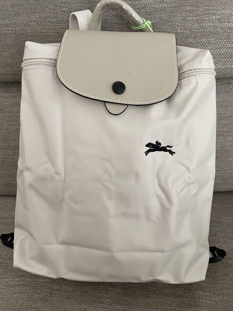 LONGCHAMP ロンシャン 折り畳みミニリュック　チョーク　白　2点セット