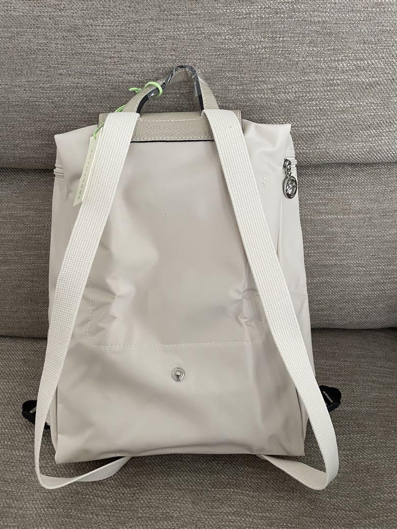 LONGCHAMP ロンシャン 折り畳みミニリュック　チョーク　白　2点セット