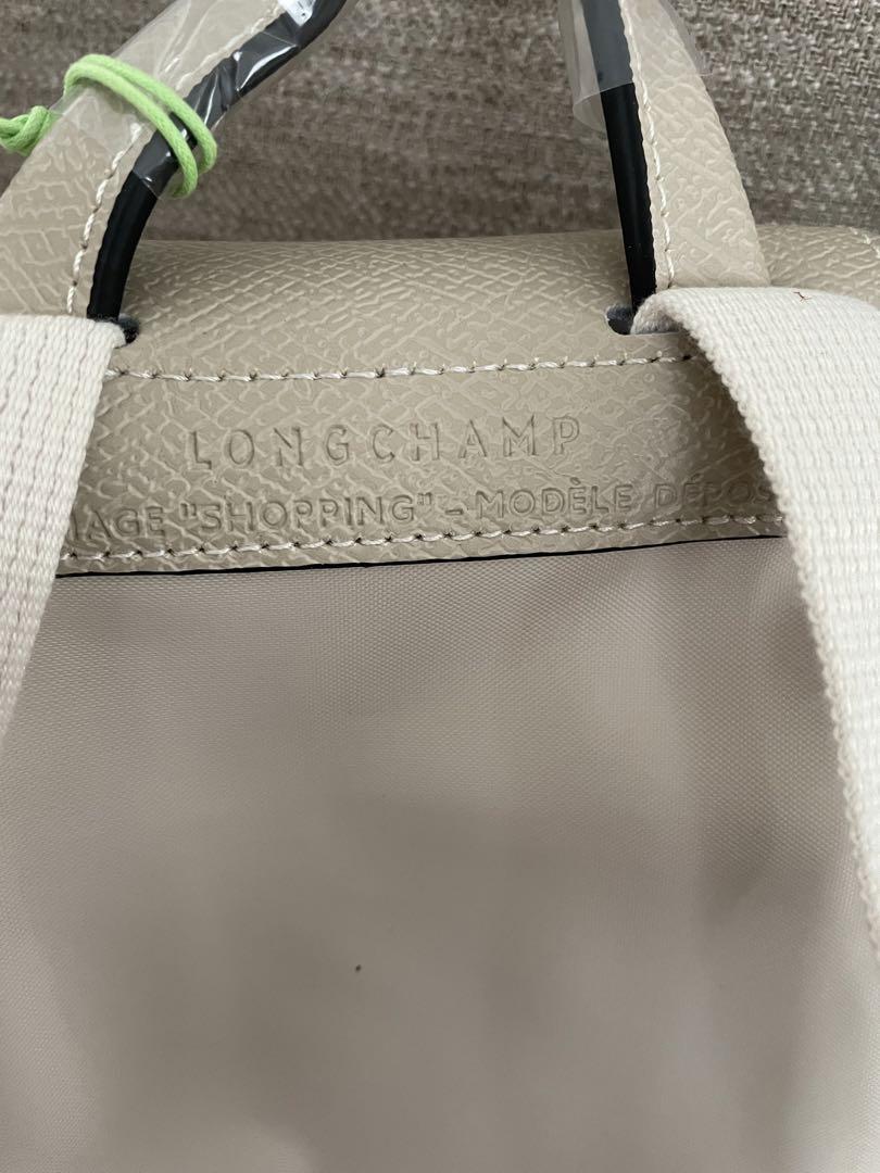 LONGCHAMP ロンシャン 折り畳みミニリュック　チョーク　白　2点セット