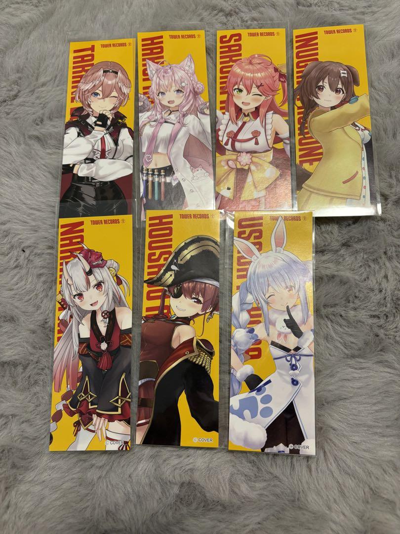 ホロライブ　タワレコ　特典　ステッカーVtuber