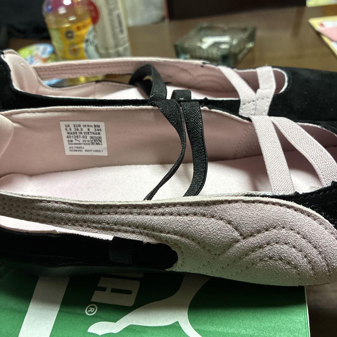 PUMAスピードキャット。ブラック＆ピンク