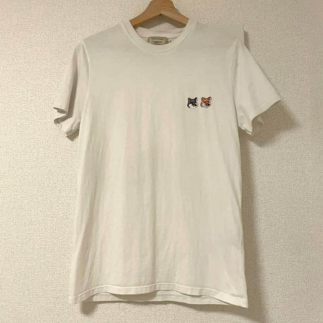 maison kitsune メゾンキツネ Tシャツ　ダブルフォックス