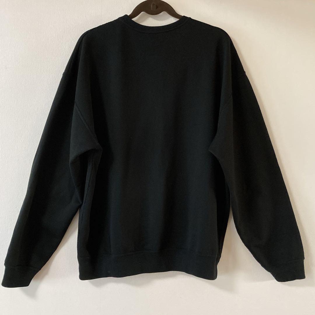 AURALEE ブラック クルーネックスウェット　サイズ4