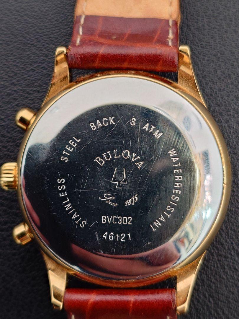 Bulova クロノグラフ BVC302　電池交換済み　動作品