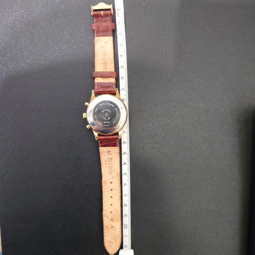 Bulova クロノグラフ BVC302　電池交換済み　動作品
