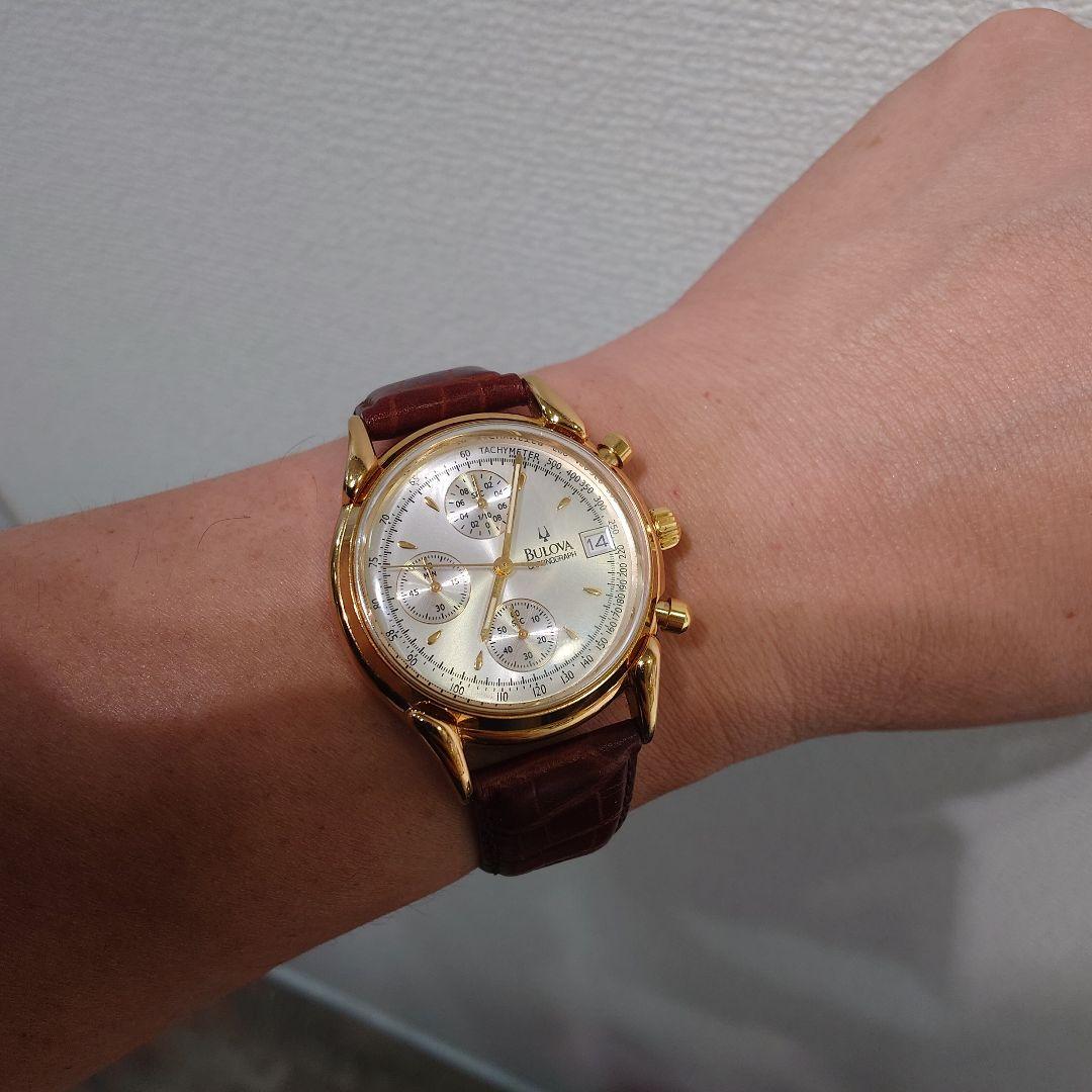 Bulova クロノグラフ BVC302　電池交換済み　動作品