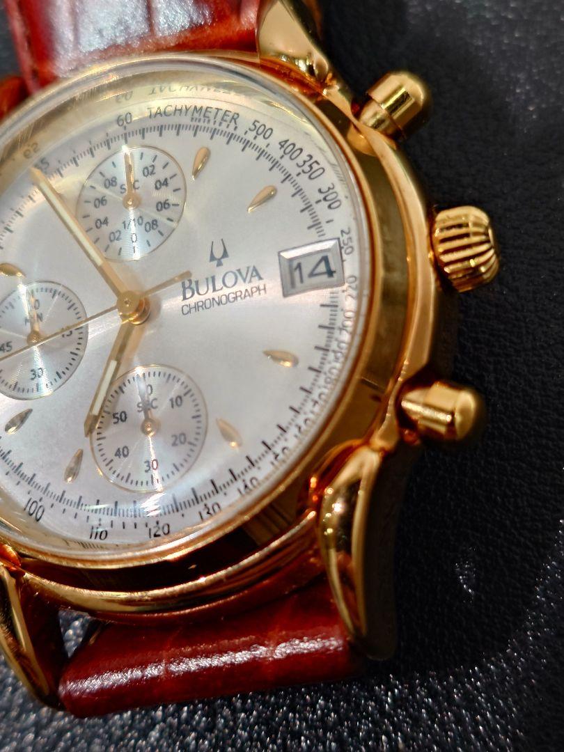 Bulova クロノグラフ BVC302　電池交換済み　動作品