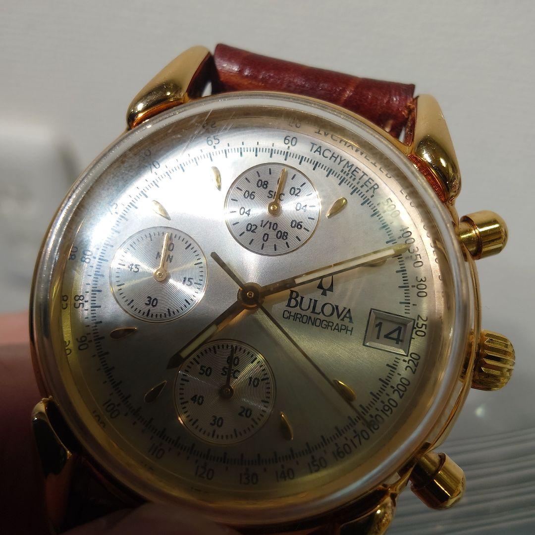 Bulova クロノグラフ BVC302　電池交換済み　動作品