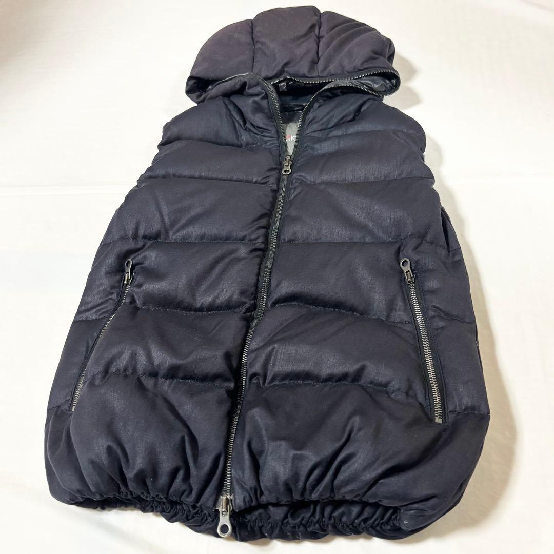 ダウンベスト フルジップ