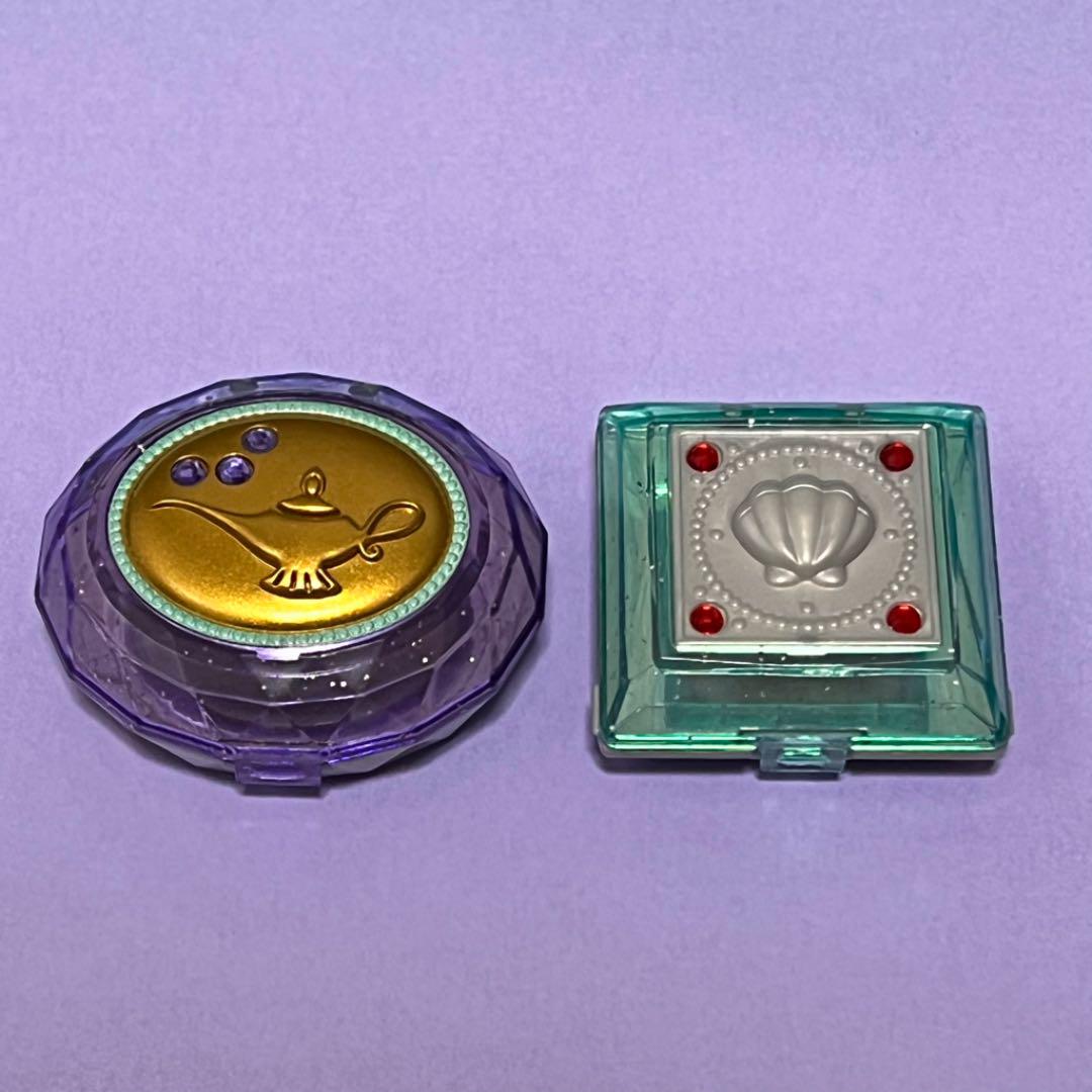 ディズニープリンセス ひみつのコンパクトミラー 全6種セット ガチャポン 中古