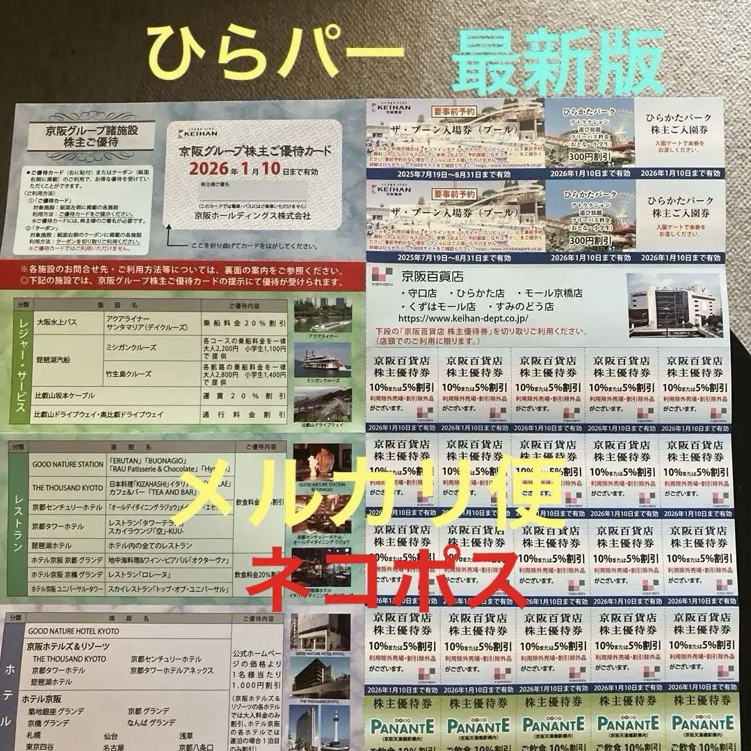 春夏新作モデル ひらかたパーク入場券他 株主優待券2名様分 メルカリ - その他