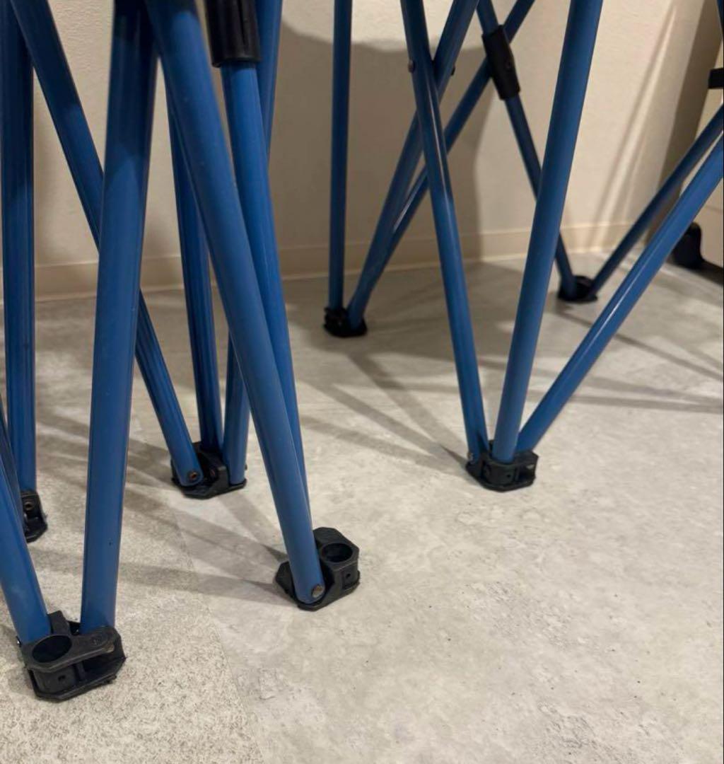 Coleman デニムブルー 折りたたみチェア 2脚セット