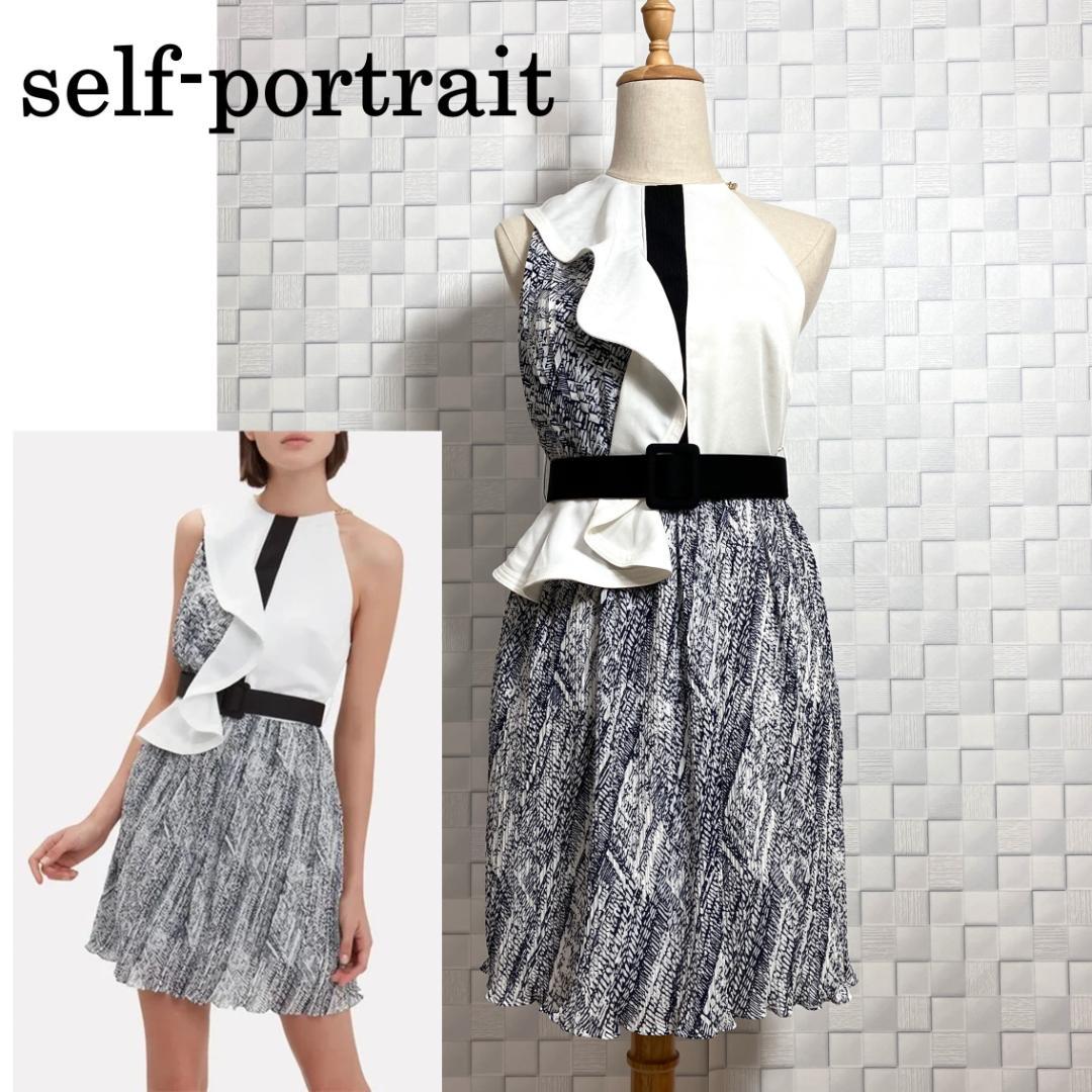 self portrait-フリル付きワンピース
