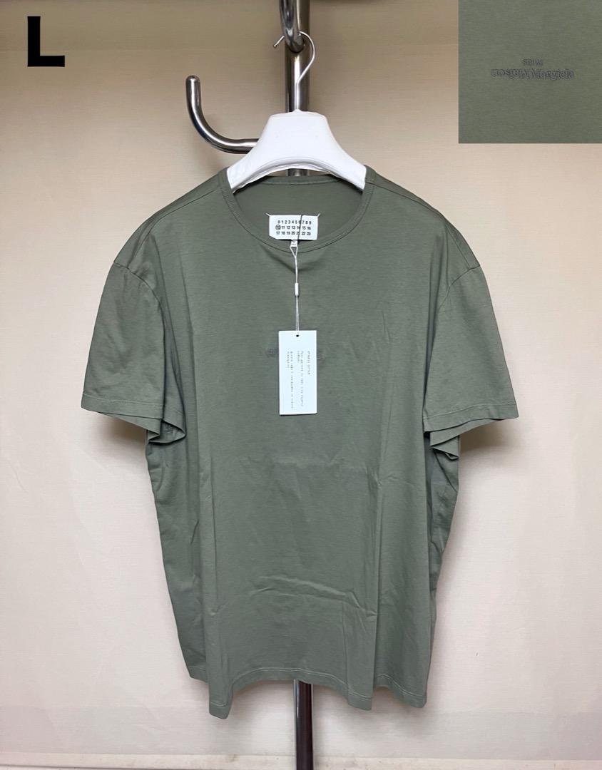 国内発送 メゾンマルジェラ 23aw ロゴ反転Tシャツ 緑色 グリーン 新品 L マルジェラ 23aw ロゴ反転Tシャツ 緑色 6742 - メルカリ