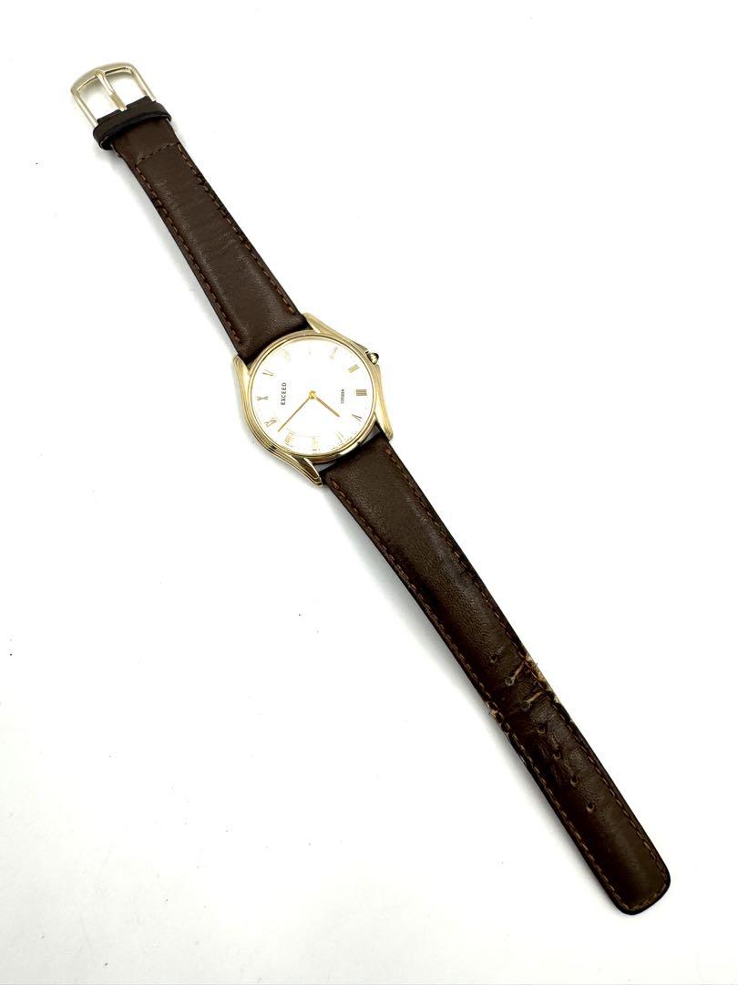 ジャンク CITIZEN EXCEED クォーツ腕時計 A4028 - メルカリ