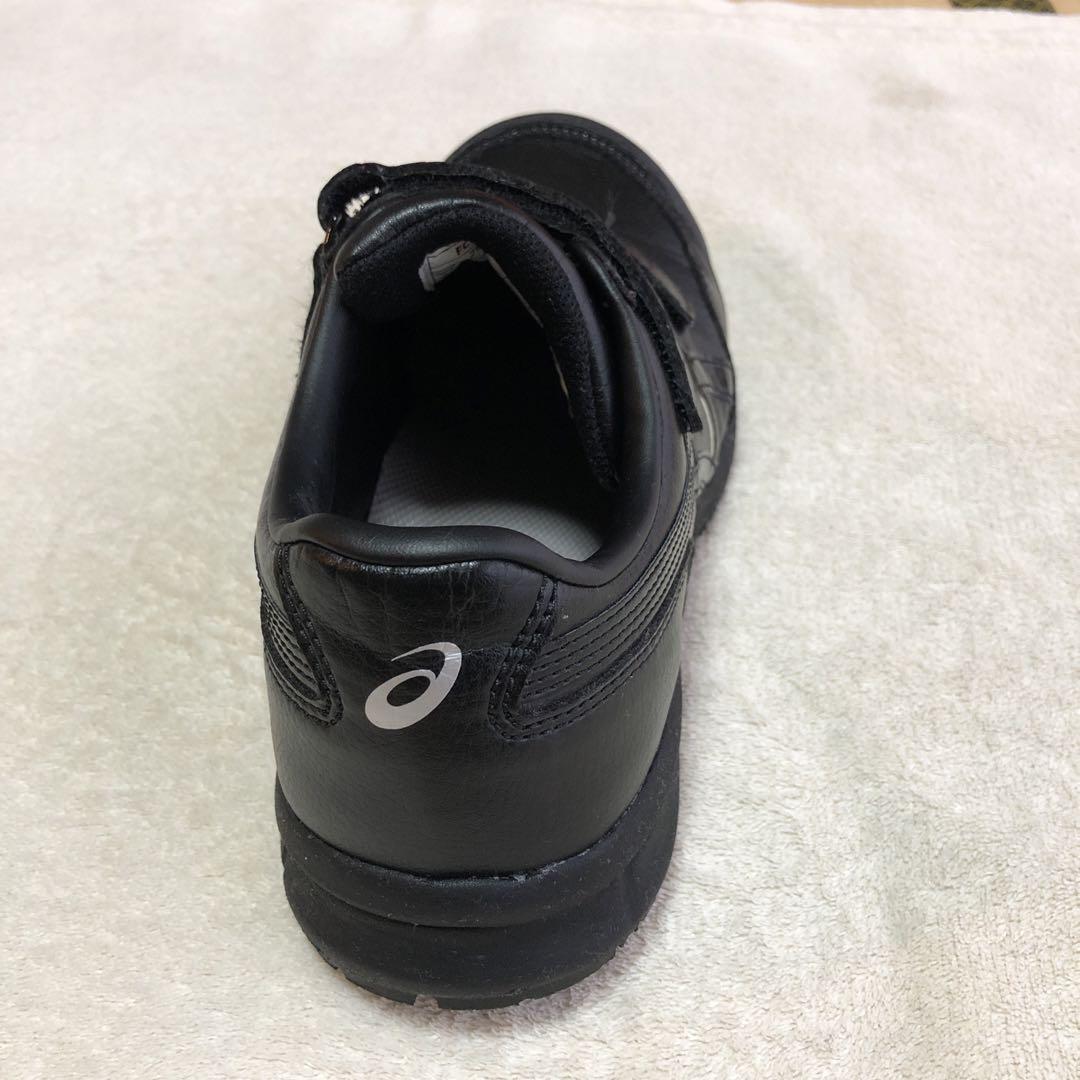 ASICS ブラック安全靴 ベルクロタイプ FCP301
