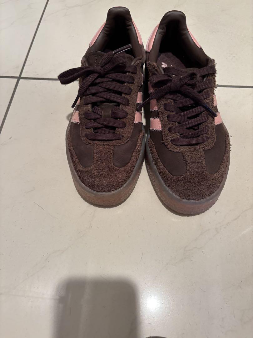美品⭐︎adidas SAMBAE ブラウン/ピンク スニーカー 23