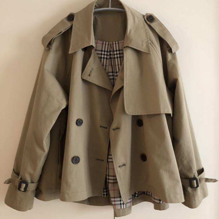ショート トレンチコート アウター ジャケット