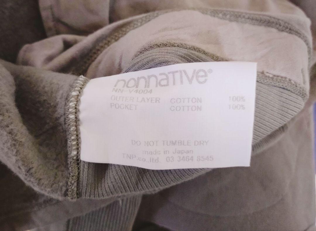 nonnative HIKER VEST COTTON SWEAT サイズ3
