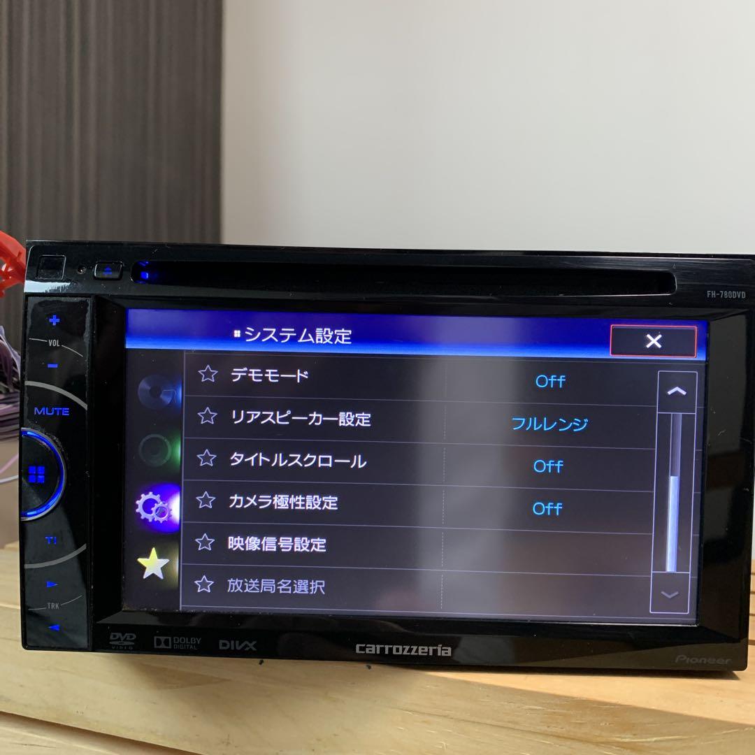 カーオーディオ carrozzeria PIONEER FH-780DVD