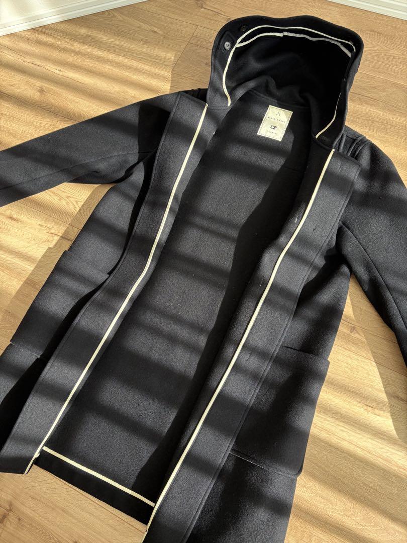 BLACK & BLUE ネイビー ダッフルコート