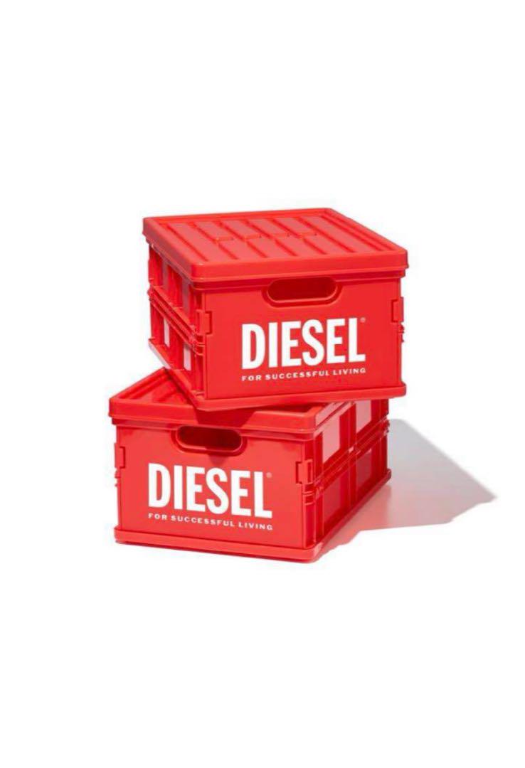 DIESEL コンテナBOX　2個セット　赤　非売品 ディーゼル　ノベルティ