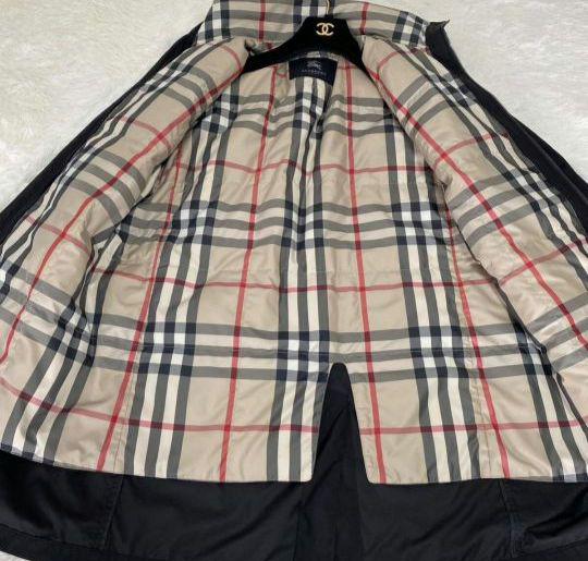 【美品】 BURBERRY  ダウン  ノバチェック ステンカラーコート