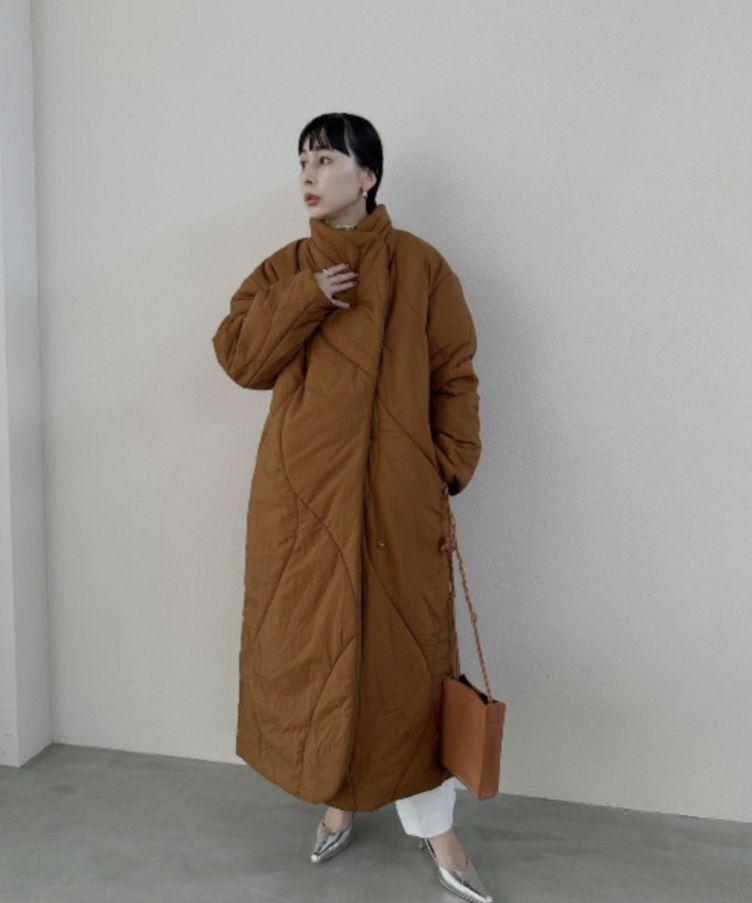 Ameri　WAVE STITCH HEAT POLAK LONG COAT