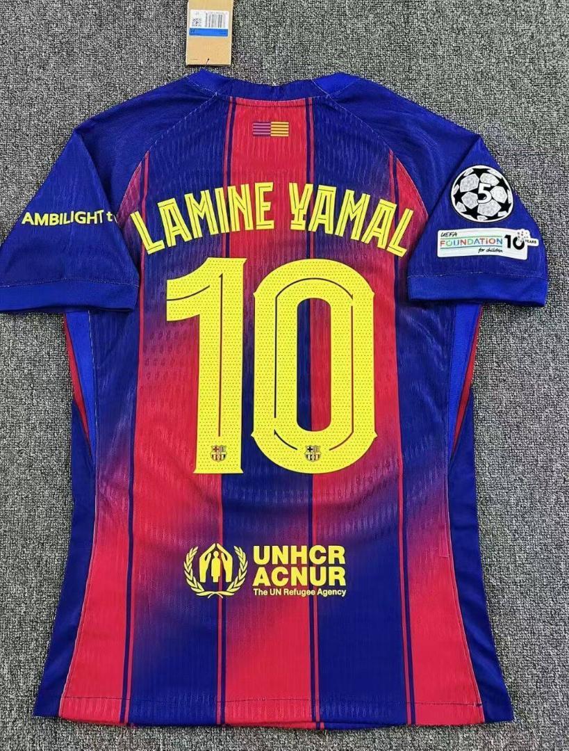 202526 バルセロナFC背番号10 2XL ホームジャージ ヤマル 202526 バルセロナFC ホームジャージ 背番号10 ヤマル - メルカリ